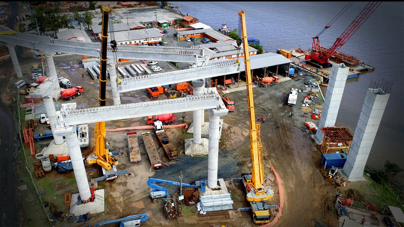 NOVA PONTE DO GUAIBA - últimas etapas