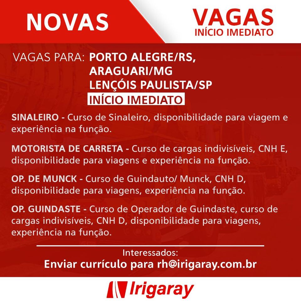 Novas Vagas